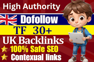 make high trust flow backlinks at uk sites