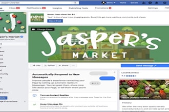 set up your social media accounts and pages