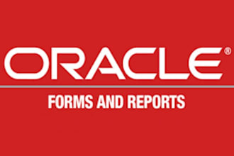 design the oracle forms and report and help you in plsql sql queries