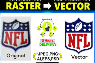 vectorize image manual vector trace vectorise logo or vector trace