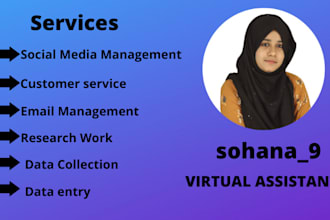 provide virtual assistant services