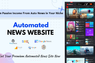 create automated news website, ai autoblog, auto blogging, RSS aggregator