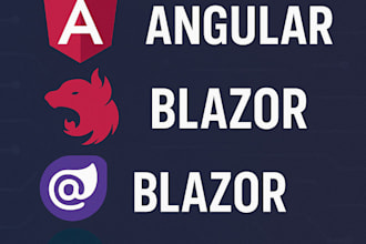 develop web UI API in net, react nestjs nextjs angular blazor