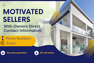 provide highly motivated seller leads with skip tracing