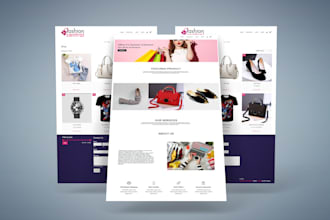 design amazing  e commerce website