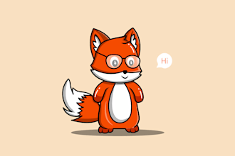 draw cute cartoon illustrations, digital art and cartoon drawings