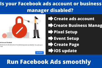 create a fresh facebook business manager, ads account