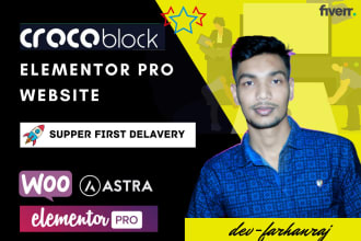 install elementor pro, astra pro, crocoblock jetplugins updatable