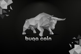 design a custom polygonal logo in 1 day