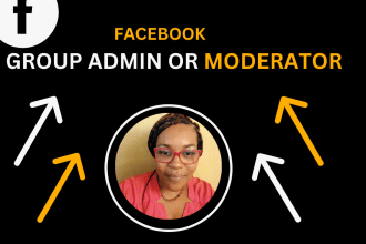 be your facebook group admin or moderator