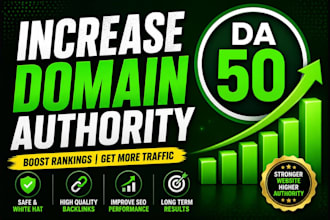 increase domain authority moz da50