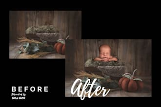 luxury newborn and maternity retouching with natural, timeless results