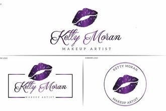 do feminine eyelash  beauty and cosmetic logo design