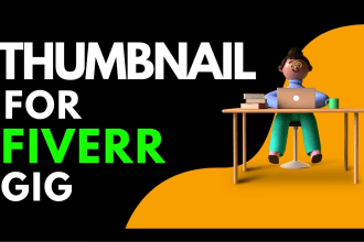 create or design attractive fiverr gig thumbnail design