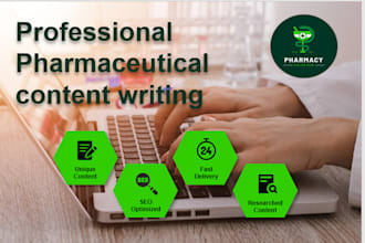 do pharmaceutical research and articles for you