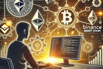 design and deploy custom smart contracts on ethereum and solana