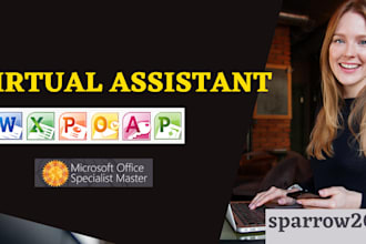 do ms office ms word ms excel ms access virtual assistant