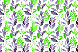 make handmade watercolor seamless patterns