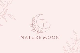 create premium minimalist line art business logo design