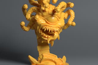 sculpt custom 3d miniatures for tabletop games, dnd, and 3d printing