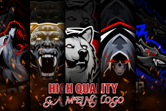 design a creative gameing, sports and esports logo