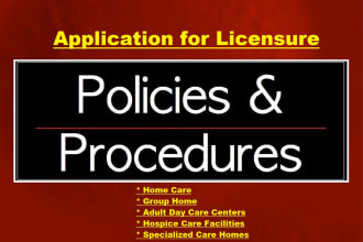 write policies for residential disability care homes