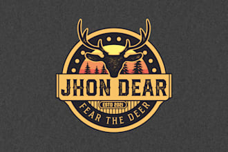 antique and rustic retro vintage logo design