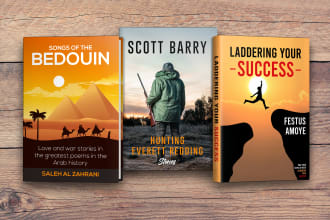 design unique kdp book cover, ebook cover, book cover design