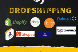 do cj dropshipping on ebay, shopify, walmart and others