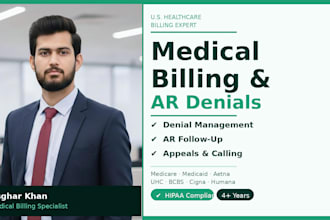 do medical billing, eligibility and benifits, ar follow up
