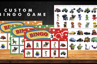 create custom bingo for kids