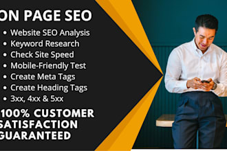 do full on site SEO for your website
