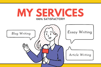 do urgent blog or article or essay writing