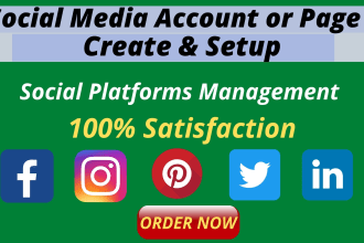 setup optimize your social media business page and manage