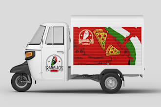 make a trailer wrap or food truck wrap