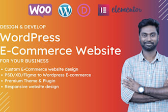 design wordpress ecommerce website