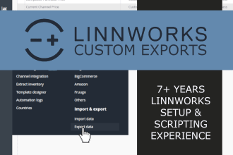 write a custom linnworks export query