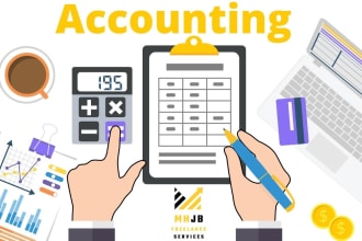 perform bookkeeping, accounting, income statement, balance sheet and cash flow