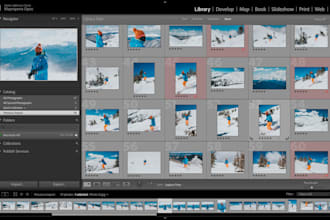 editing photo in lightroom