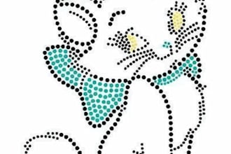 create an beautiful illustration rhinestone design for you