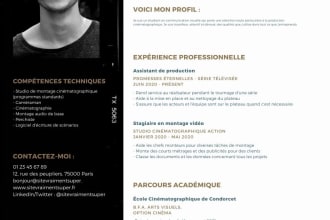 rédiger votre cv et lettre de motivation