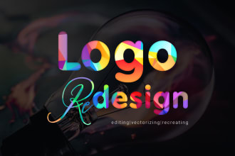 edit update modify or do logo redesign