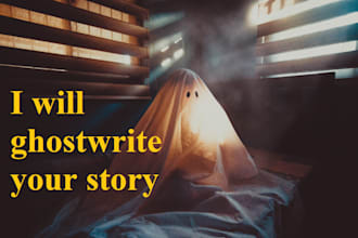 ghostwrite your fictional story