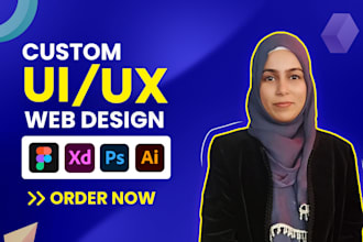do website UI UX, web apps, website dashboard using figma
