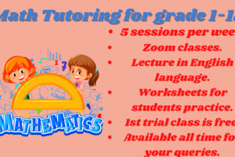 be online math tutor for kids