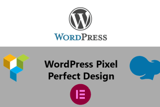 do figma, xd to wordpress conversion pixel perfect design