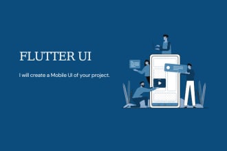 do flutter UI for your project