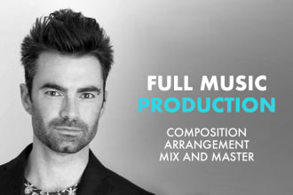 fully produce your music, backing tracks, mix and master