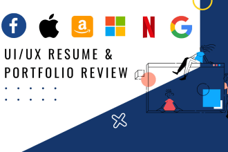 professionally review your ui ux resume and portfolio