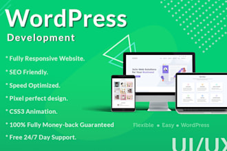 do beautiful and responsive wordpress website